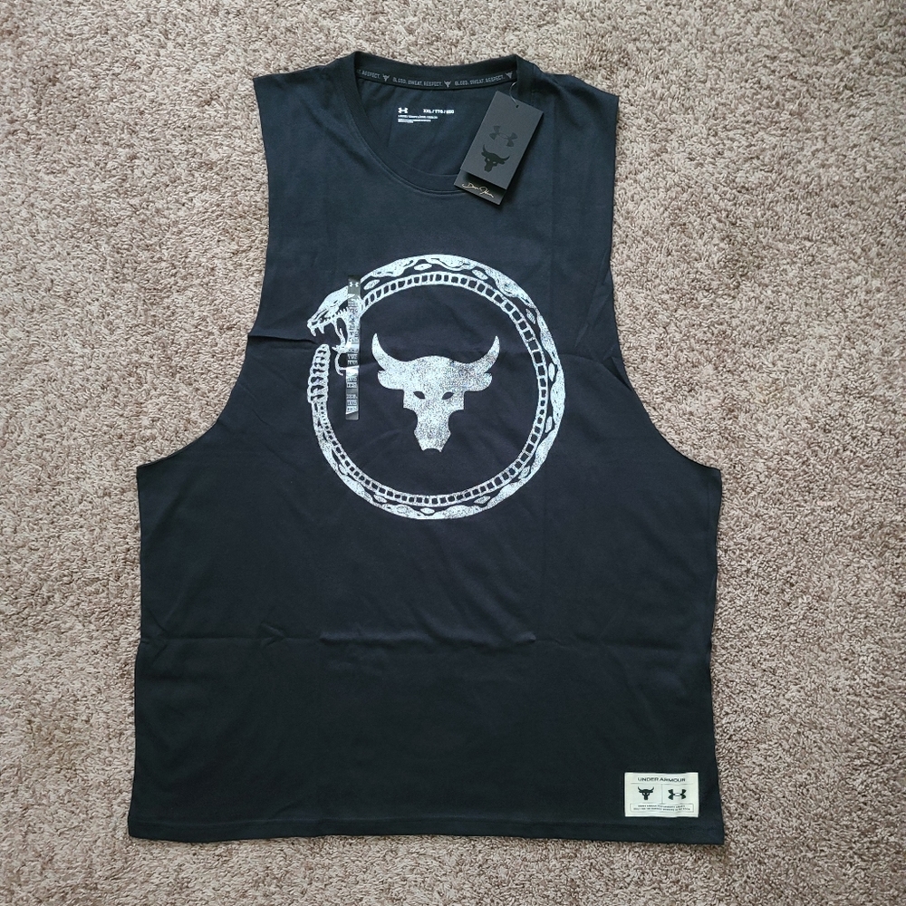 Project Rock Same Game Snake Mens Tank